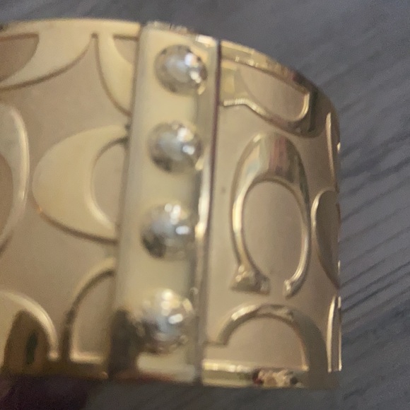 Coach logo 1.5” wide bangle. - Picture 3 of 9
